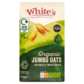 White's organic jumbo oat flakes