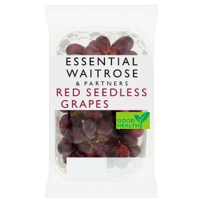essential Waitrose red seedless grapes