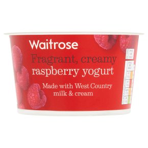 Waitrose Scottish raspberry yogurt
