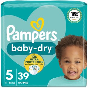 Pampers Baby Dry 5 Essential 39 Nappies