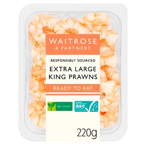 Waitrose Extra Large King Prawns ASC