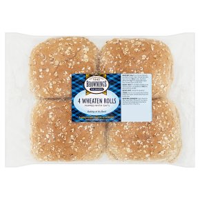 Brownings brown rolls topped with oats