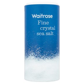 Waitrose fine crystal sea salt