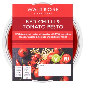 Waitrose red chilli pesto with tomato