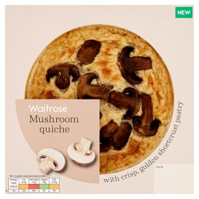Waitrose Classic Mushroom Quiche