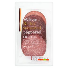 Waitrose Peppered Salami 16 slices