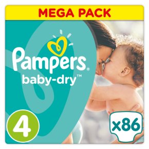 Pampers baby dry mega pack 4 7-18kg