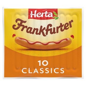 Herta 10 classics frankfurters hotdogs