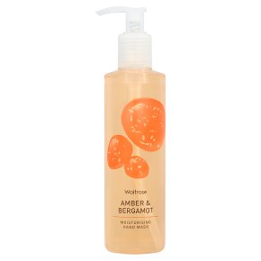 Waitrose Hand Wash Amber & Bergamot