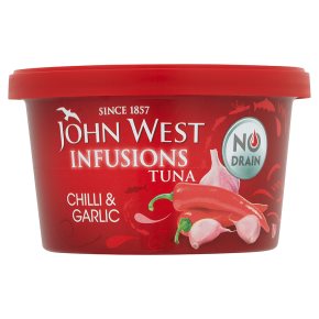 John West Infusions tuna chilli & garlic