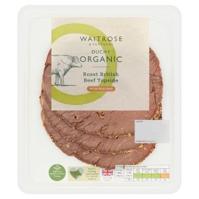 Duchy from Waitrose roast topside of beef with mustard