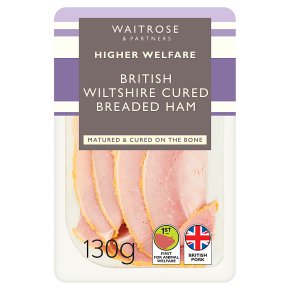 Waitrose British Wiltshire cured breaded ham
