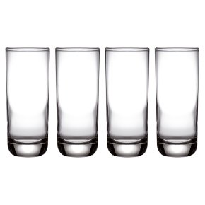 Waitrose Dining Chefs' Entertaining hi-ball glasses, pack of 4