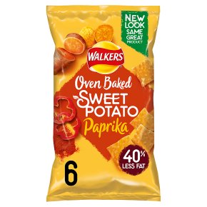 Walkers Oven Baked with Veg Sweet Potato with Paprika