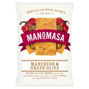 Manomasa tortillas manchego & green olive