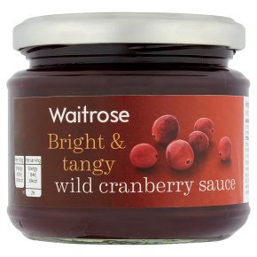 Waitrose wild cranberry sauce