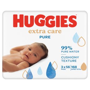 Huggies Baby Wipes Extra Care Pure