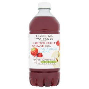 essential Waitrose summer fruits squash