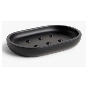 John Lewis House Black Soap Dish