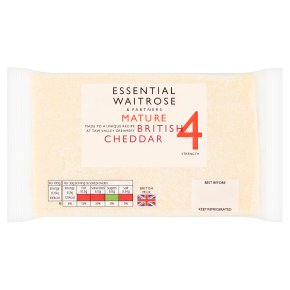 essential Waitrose English Mature Cheddar Strength 4