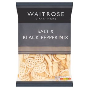 Waitrose sea salt with a black pepper shock