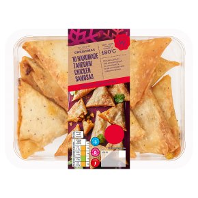 Waitrose Christmas 10 Chicken Samosas