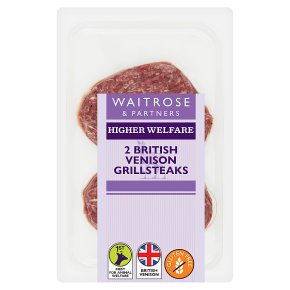 Waitrose 2 Venison Grill Steaks