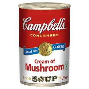 Campbell's condensed cream of mushroom soup