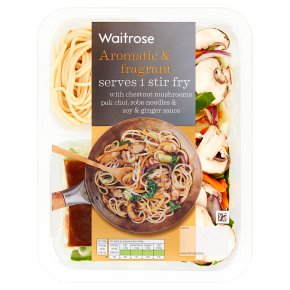 Waitrose Serves 1 Stir Fry Soy & Ginger Sauce