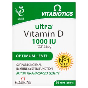 Vitabiotics ultra-d3 tablets vitamin D3 optimum strength