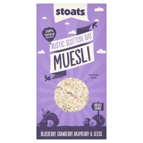 Stoats Muesli Blueberry, Cranberry Raspberry & Seeds