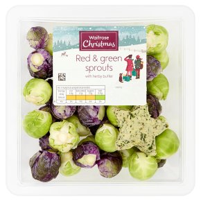 Waitrose Red & Green Sprouts with Butter