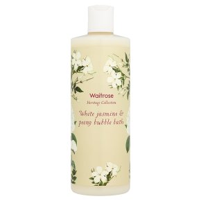 Waitrose Jasmine & Peony Bubble Bath