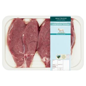 Waitrose New Zealand lamb leg steaks x4