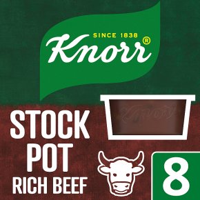 Knorr rich beef stock pot