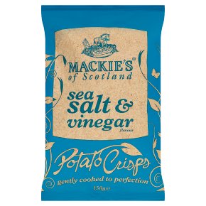 Mackie's potato crisps sea salt & vinegar