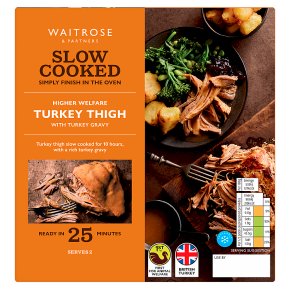 Waitrose Slow Cooked Turkey With Gravy