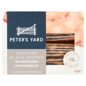 Peter's Yard Sourdough Crispbread Pink & Black Pepper