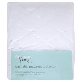 John Lewis Single Soft Touch Washable Mattress Protector