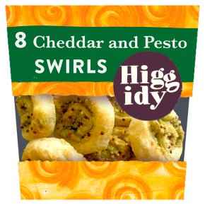 Higgidy Mature Cheddar and Pesto Swirls