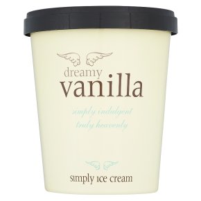Simply vanilla ice cream