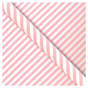 Waitrose Gift Wrap Pink Candy Stripe