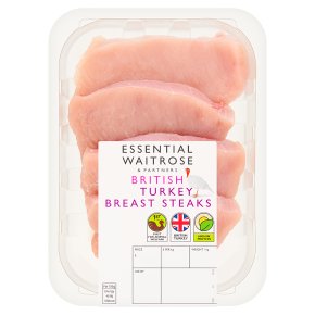 essential Waitrose British Turkey Breast Steaks
