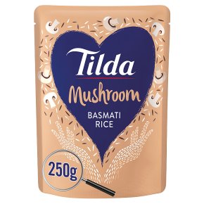 Tilda steamed mushroom basmati rice
