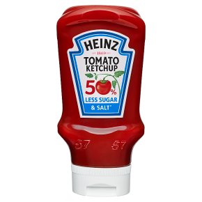 Heinz Tomato Ketchup 50% Less Sugar/Salt