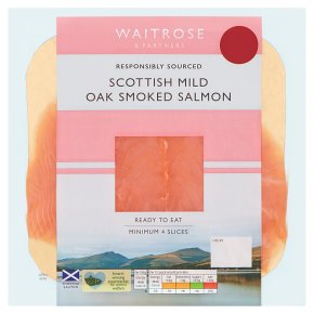 Waitrose Mild Scottish Oak Smoked Salmon