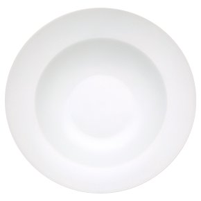 Waitrose Chefs' White rimmed cereal bowl