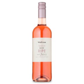 Waitrose Ripe and Juicy, Spanish, Rosé Wine