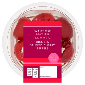 Waitrose Ricotta Stuffed Cherry Peppers