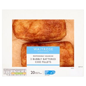 Waitrose Bubbly Battered Cod